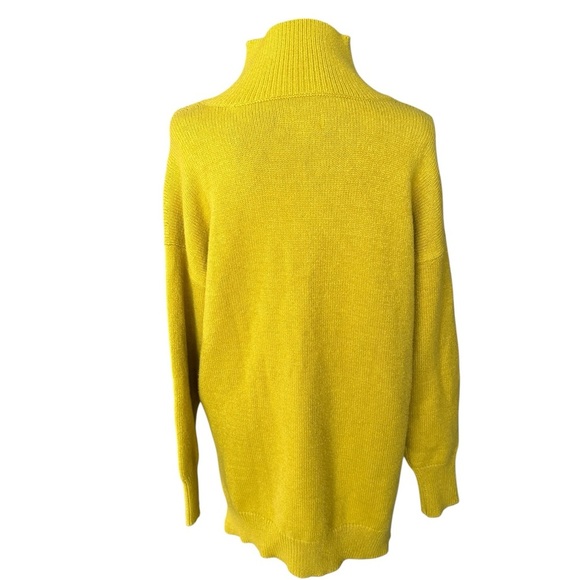 Maeve by Anthropologie Mustard Yellow Turtleneck Sweater | Size S M1 - Picture 10 of 11